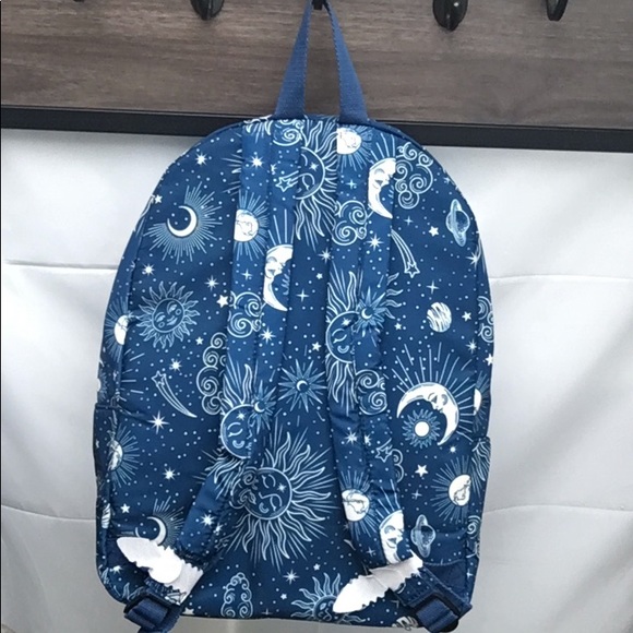 New Madden Girl Recycled Nylon Celestial All Over Print All Purpose Backpack - Picture 3 of 10